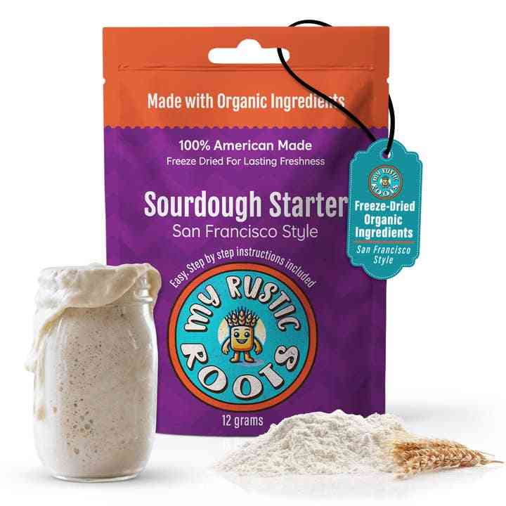 Organic, Non-GMO Sourdough Starter | Freeze Dried | 12gm