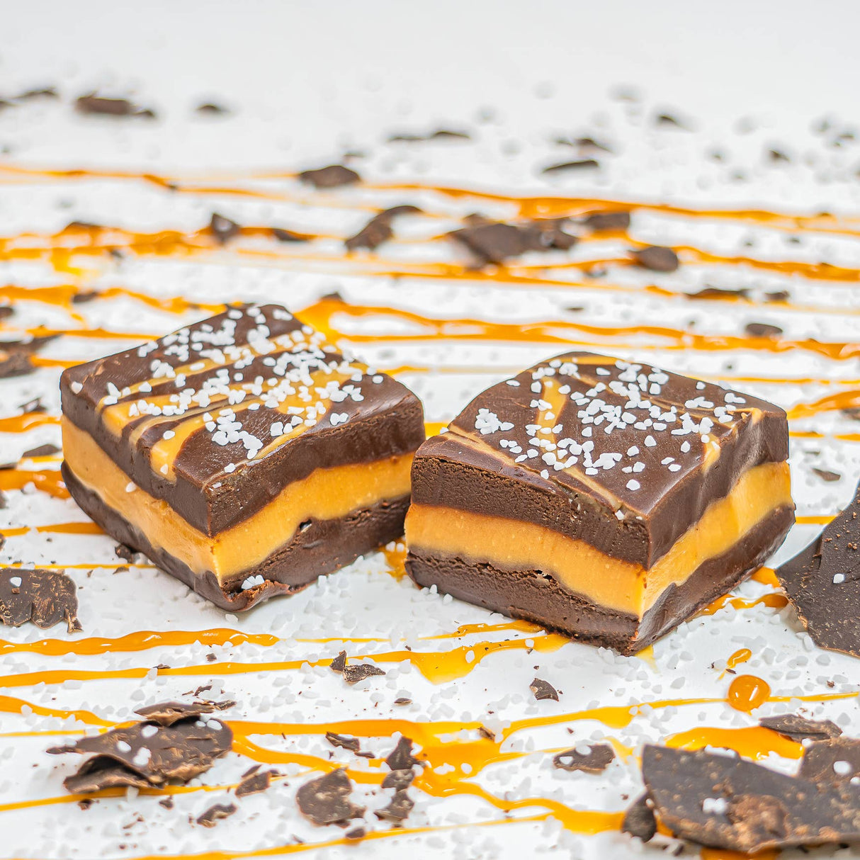 Dark Chocolate Caramel Sea Salt 6-Pack Countertop Refill