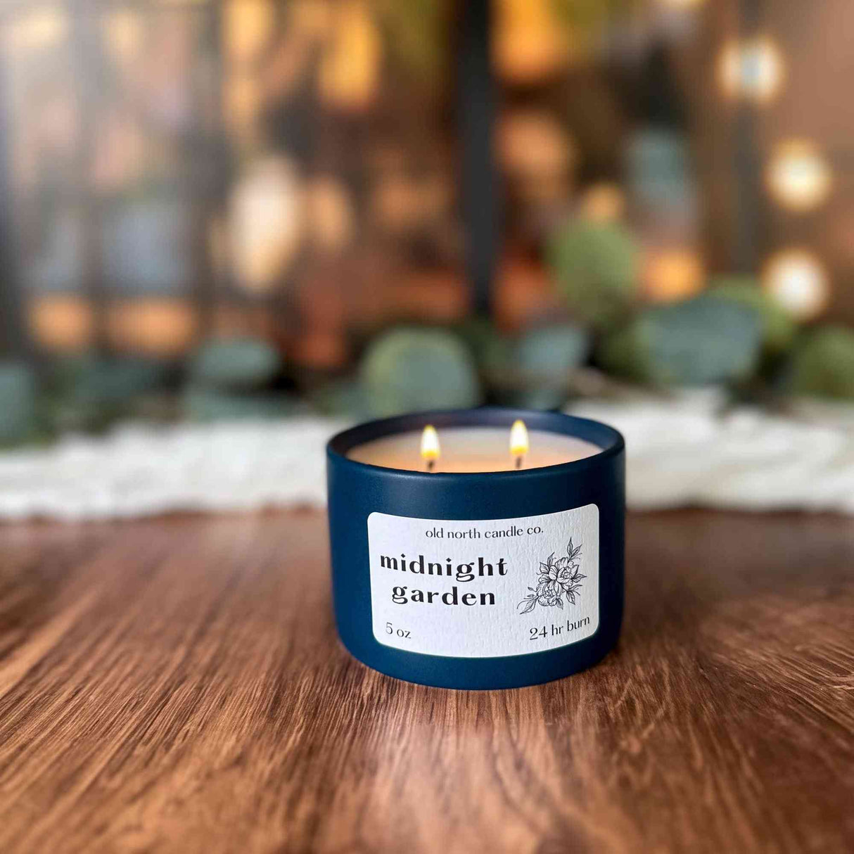 Midnight Garden - 5 oz. Ceramic Soy Blend Candle