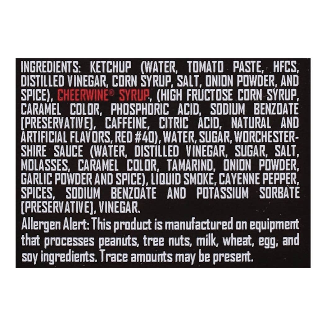 Cackalacky® Cheerwine® Sweet Sauce (1 gallon)