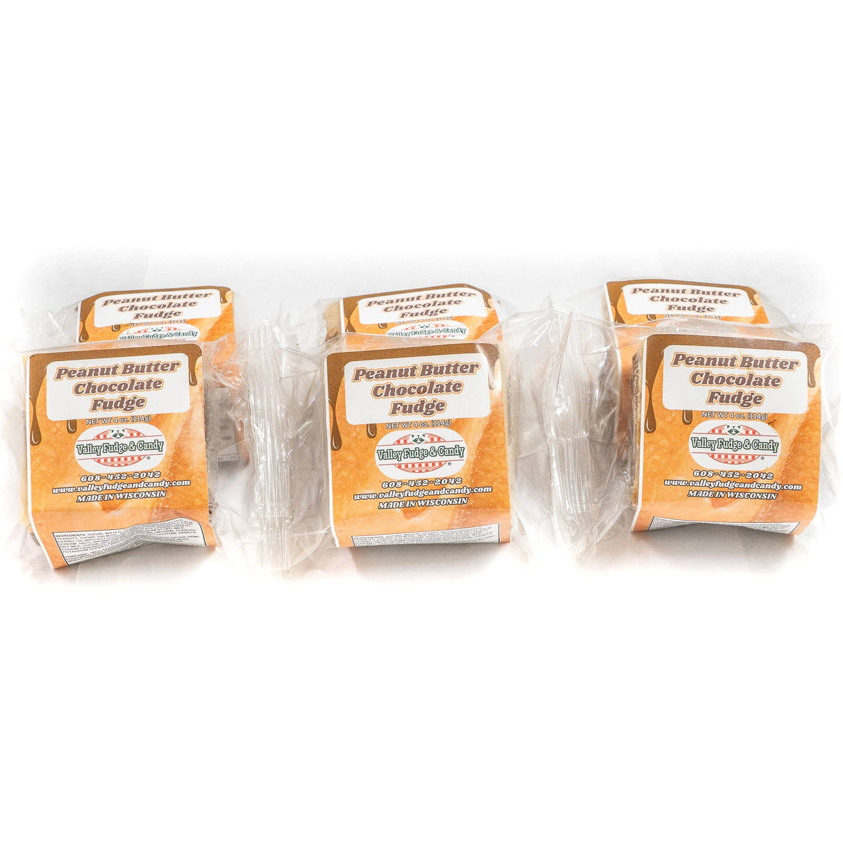 Peanut Butter Chocolate Swirl Fudge 6-Pack Countertop Refill