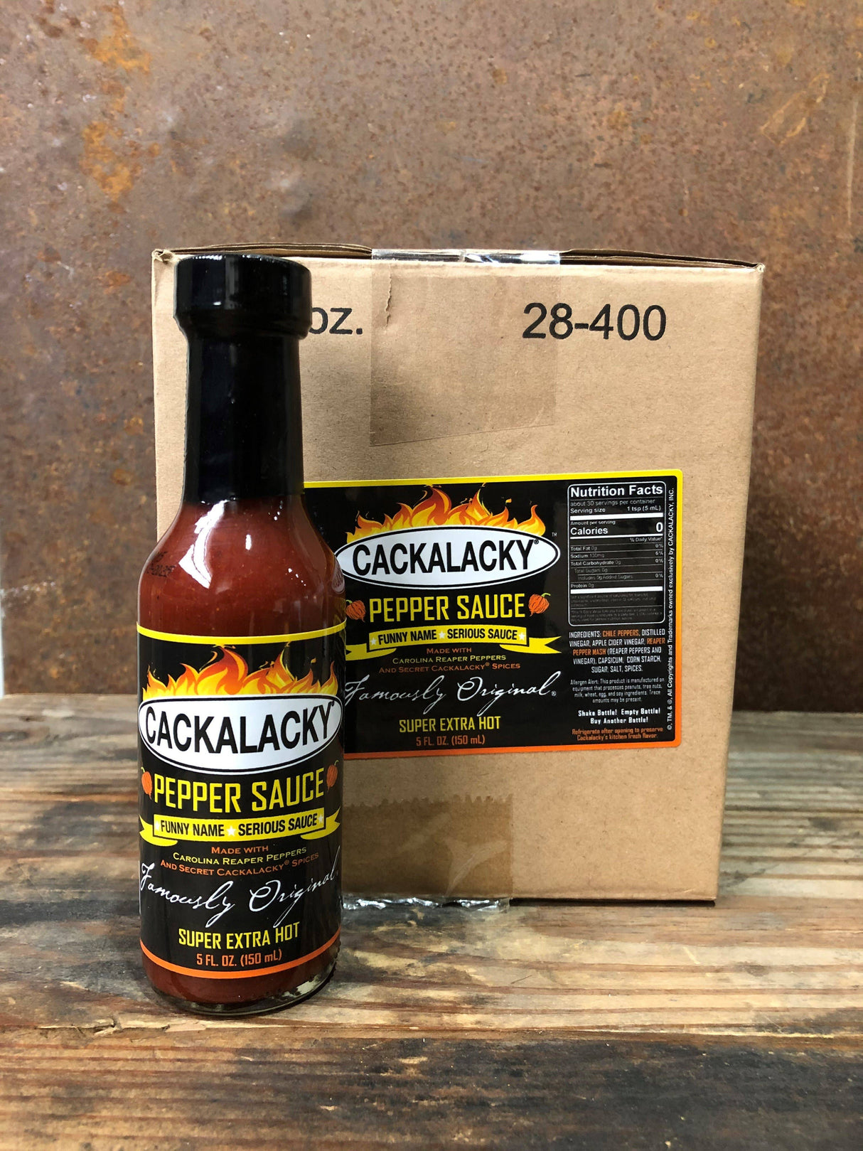 Cackalacky® Pepper Sauce - Super Extra Hot (5 oz.)
