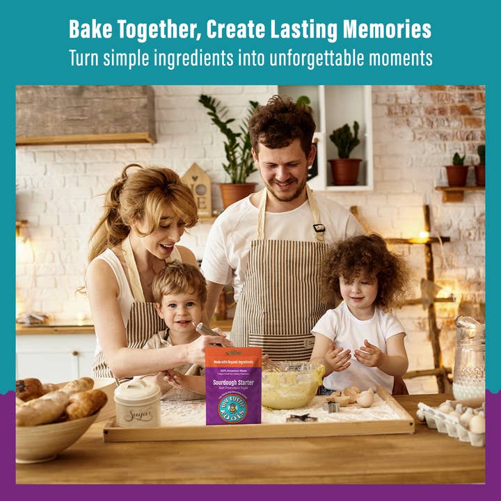 Organic, Non-GMO Sourdough Starter | Freeze Dried | 12gm