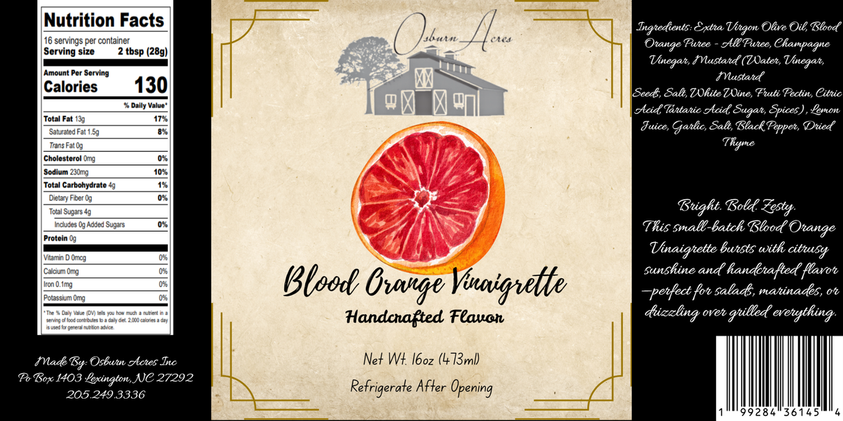 Blood Orange Vinaigrette