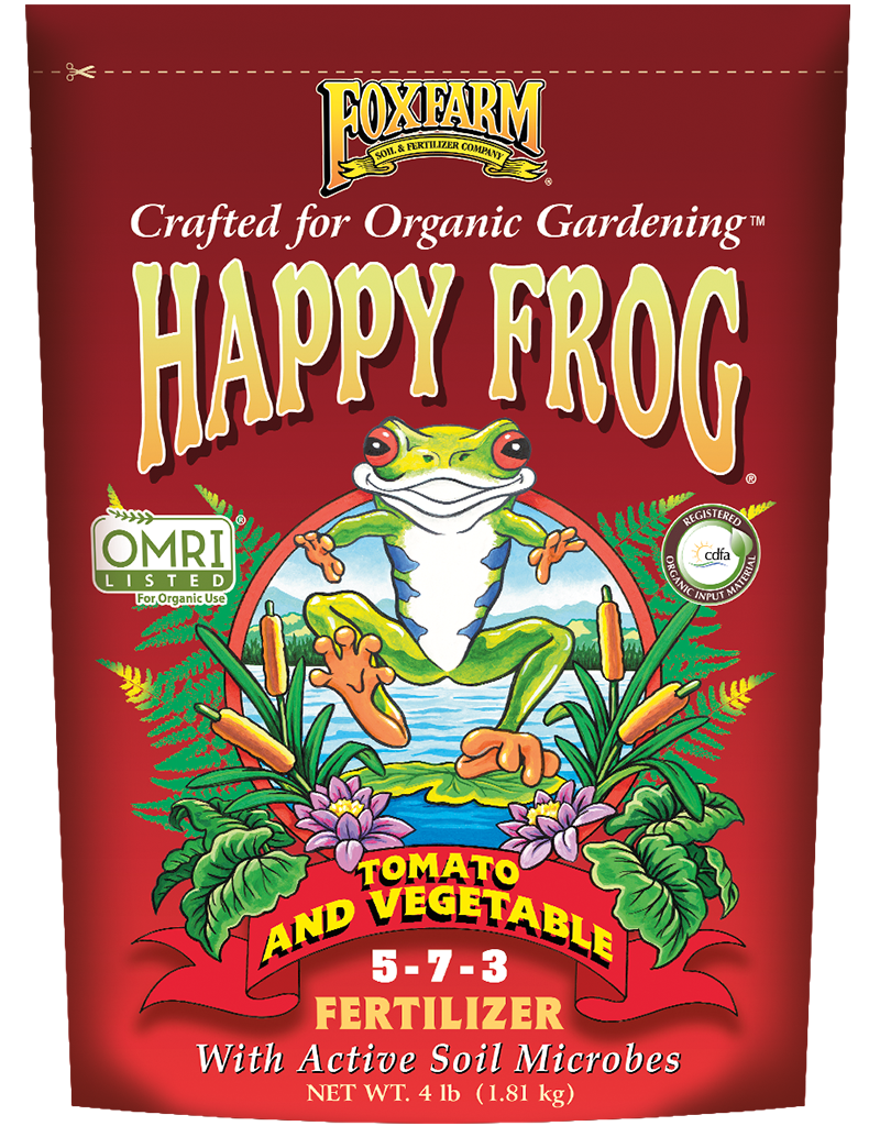 FoxFarm Happy Frog Tomato and Vegetable Fertilizer - 4 lb bag