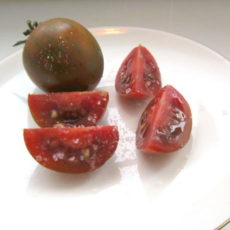 Tomato Seeds - Indeterminate - Purple Bumble Bee Cherry - Alliance of Native Seedkeepers - Vegetable Seeds