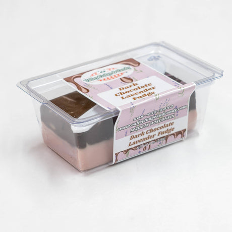 Dark Chocolate Lavender 1/2 lb. Fudge Bar