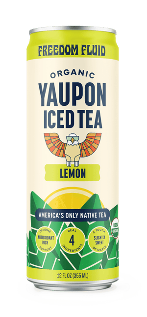 Lemon, Organic Yaupon Iced Tea