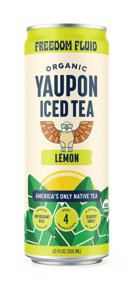 Lemon, Organic Yaupon Iced Tea