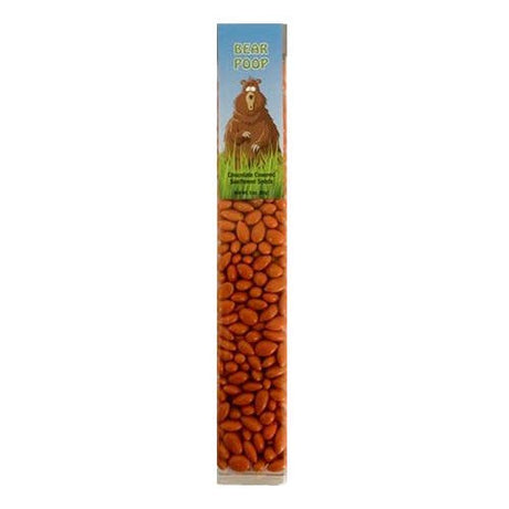 Bear Poop, Orange colored Sunny Seeds in 3 oz tubes
