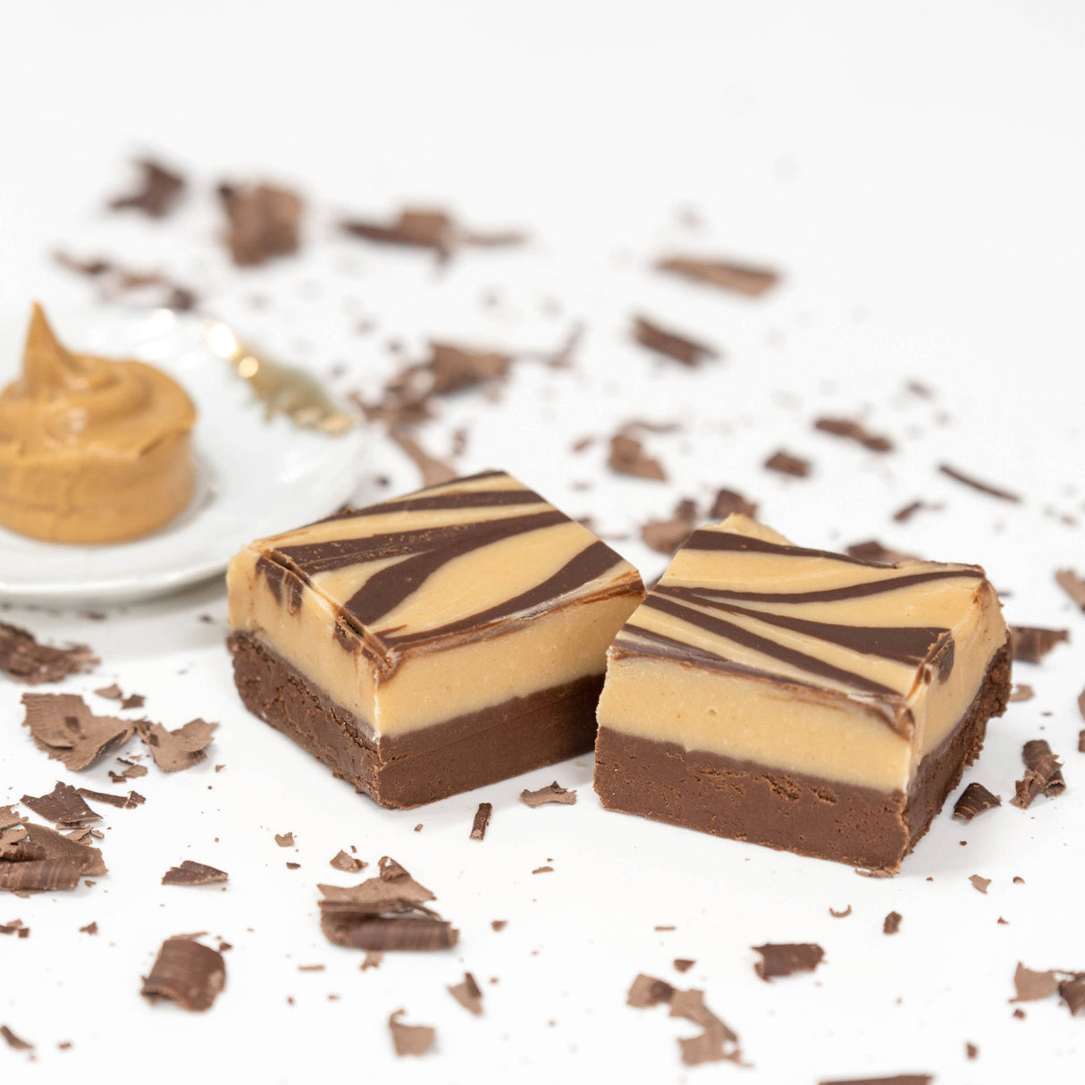 Peanut Butter Chocolate Swirl Fudge 6-Pack Countertop Refill