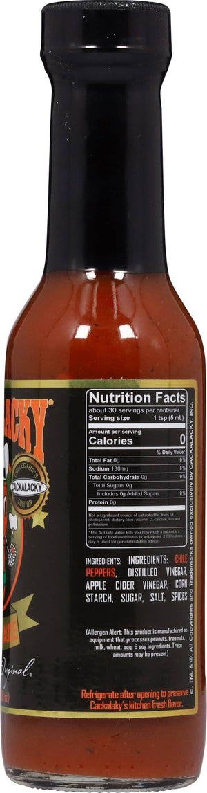Cackalacky® Jack Pepper Sauce (Collector's Edition Label)