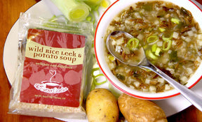 Leek & Potato Wild Rice Soup