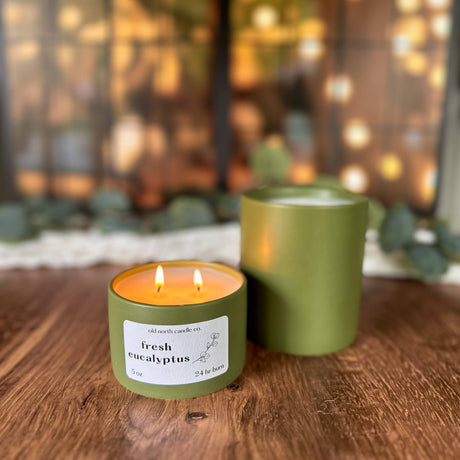 Fresh Eucalyptus - 5 oz. Ceramic Soy Blend Candle