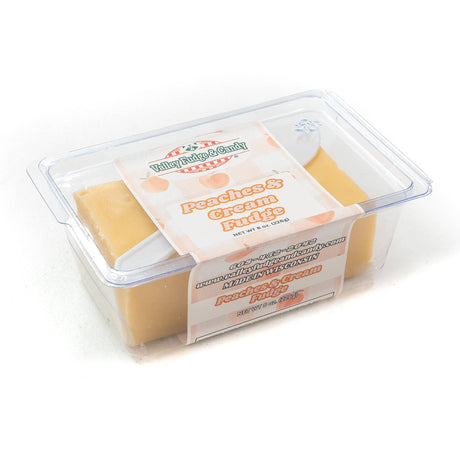 Peaches & Cream 1/2 lb. Fudge Bar