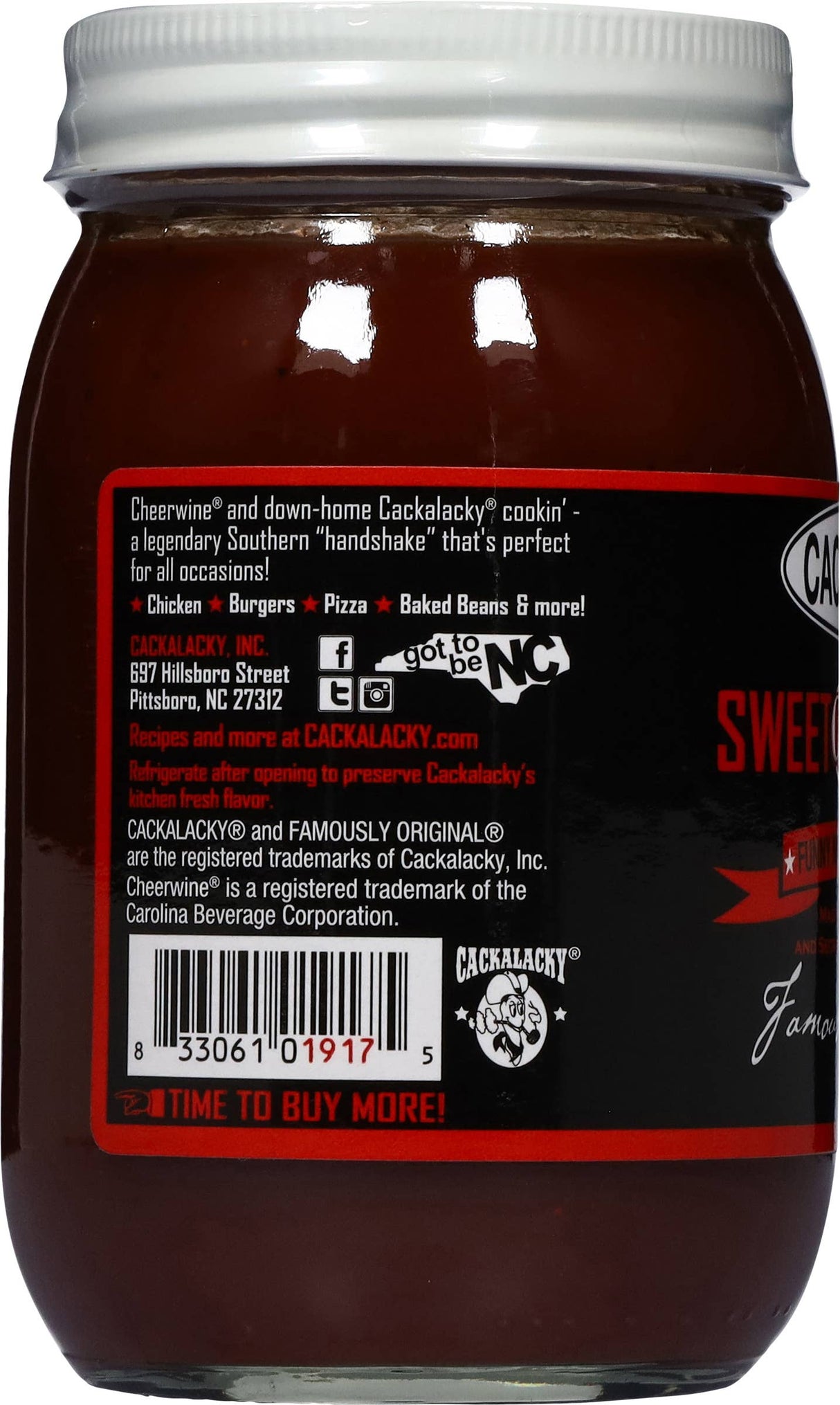 Cackalacky® Cheerwine® Sweet Sauce (16 oz.)