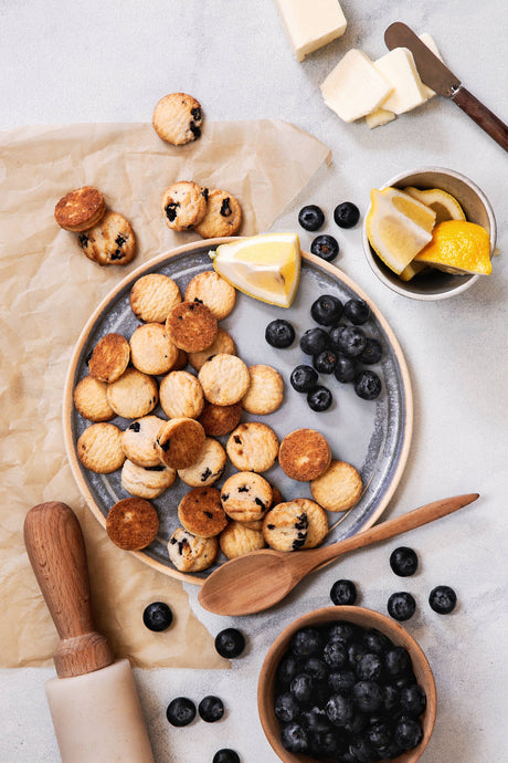 Memaw's Blueberry Shortbread Cookies