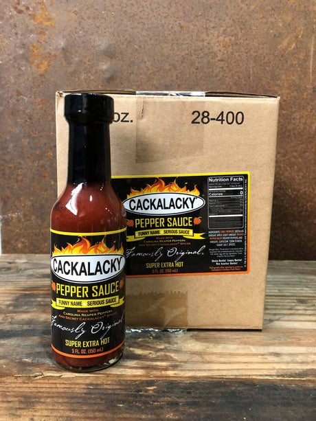 Cackalacky® Pepper Sauce - Super Extra Hot (5 oz.)
