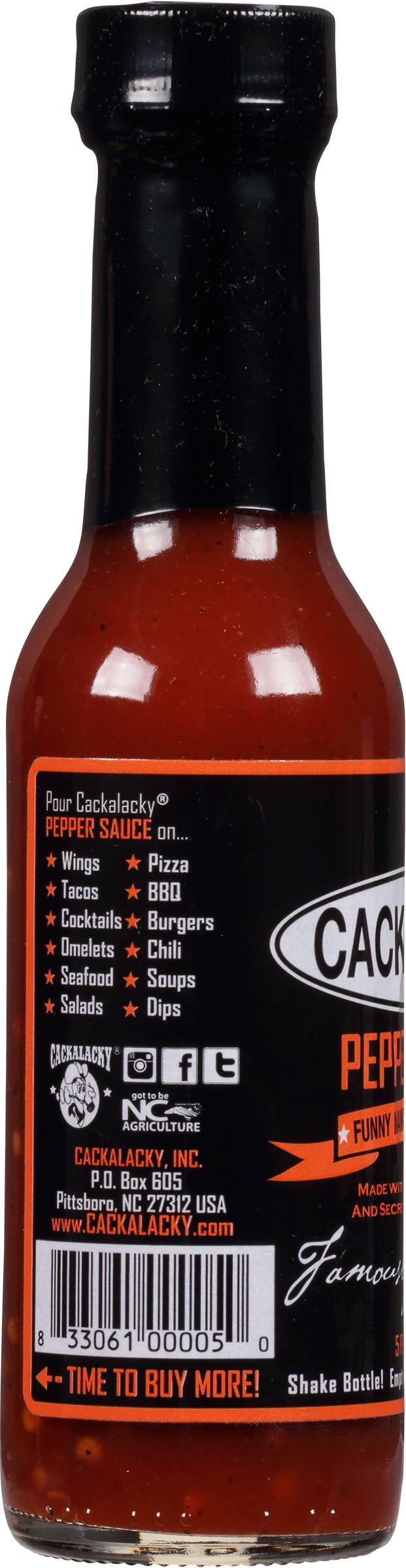 Cackalacky® Pepper Sauce  (5 oz.)