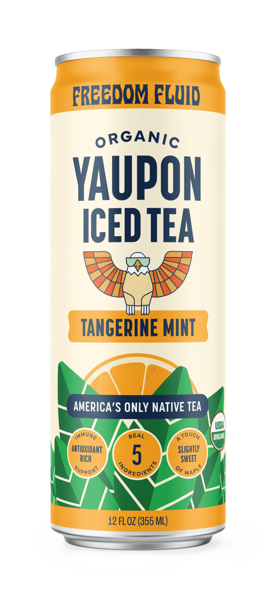 Tangerine Mint, Organic Yaupon Iced Tea