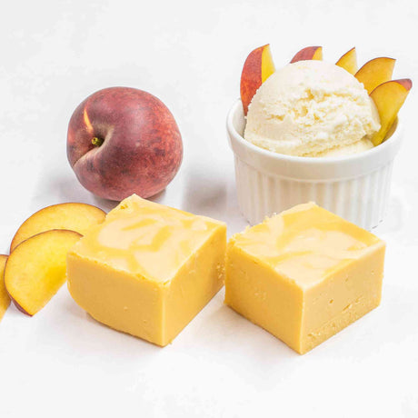 Peaches & Cream 1/2 lb. Fudge Bar