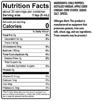 Cackalacky® Pepper Sauce  (1-gallon)