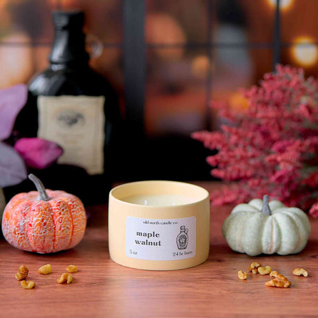 Maple Walnut - 5 oz. Ceramic Soy Blend Candle