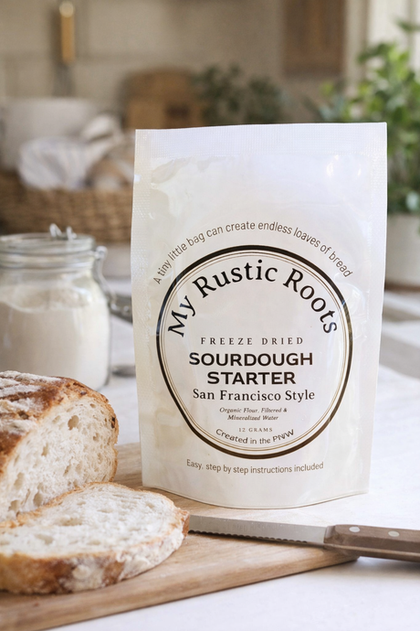Organic, Non-GMO Sourdough Starter | Freeze Dried |  12gm