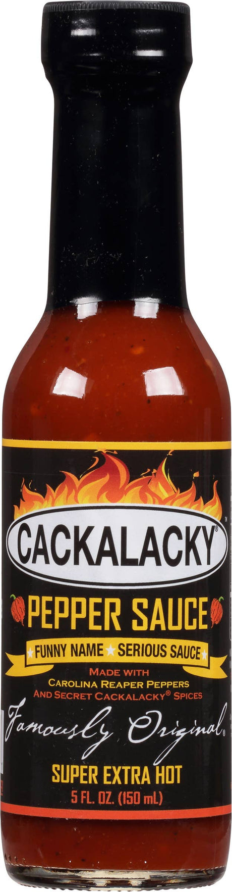 Cackalacky® Pepper Sauce - Super Extra Hot (5 oz.)