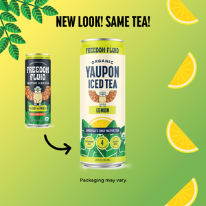 Lemon, Organic Yaupon Iced Tea