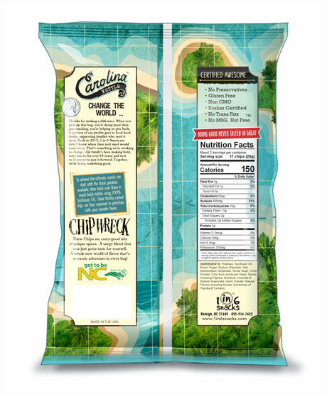 Chip Wreck Kettle Chips 2 oz Bag