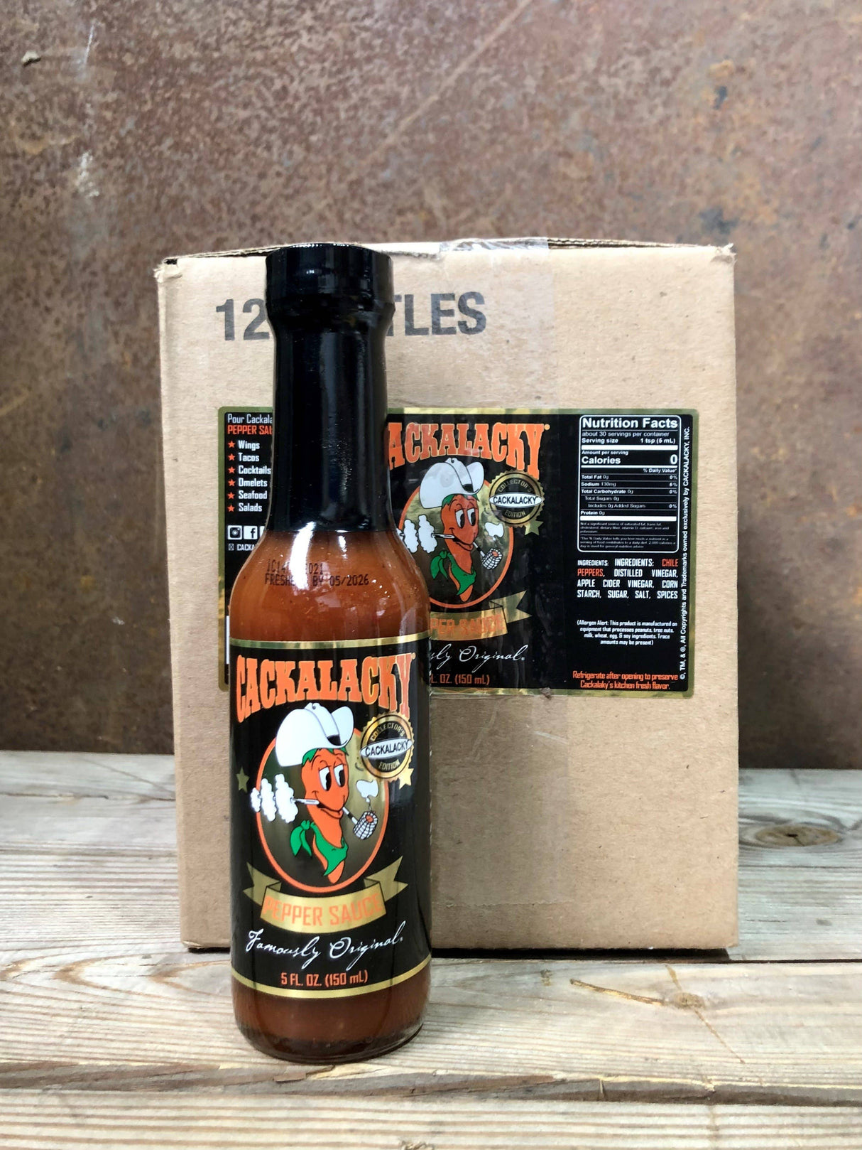 Cackalacky® Jack Pepper Sauce (Collector's Edition Label)
