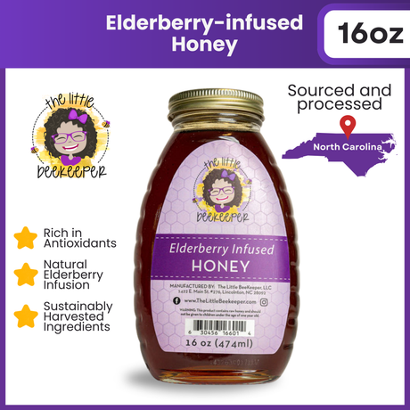 Elderberry Infused Honey