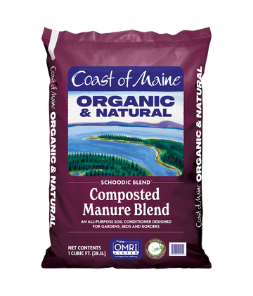 Coast of Maine Schoodic Blend Composted Manure – 1 cu ft