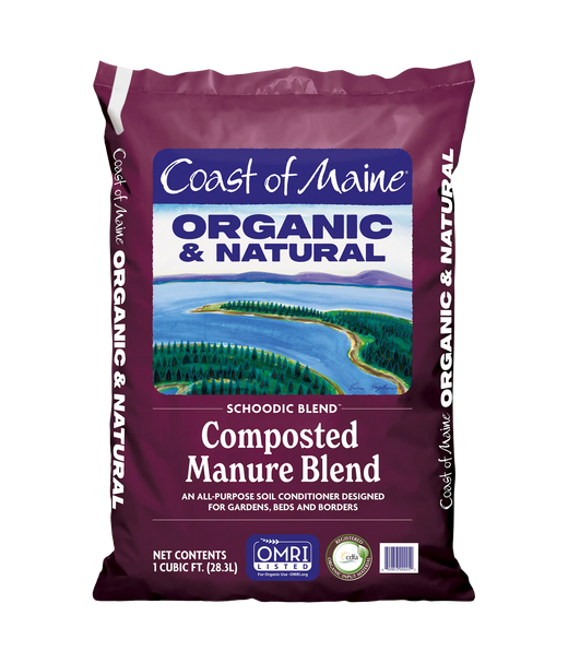 Coast of Maine Schoodic Blend Composted Manure – 1 cu ft