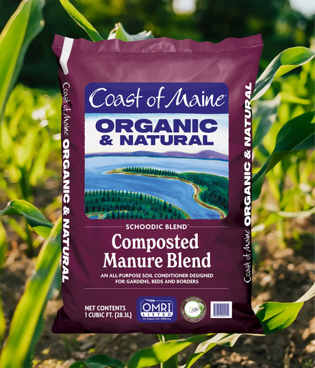 Coast of Maine Schoodic Blend 1 cubic foot bag in the garden