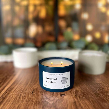 Coastal Cotton - 5 oz. Ceramic Soy Blend Candle