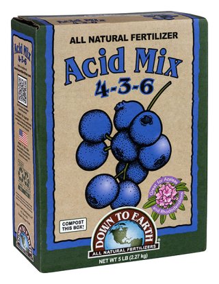 Down To Earth Acid Mix Fertilizer - 5 lb package