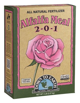 Down To Earth Alfalfa Meal Soil Amendment - 4 lb package