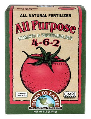 Down To Earth All Purpose Mix Fertilizer - 5 lb package