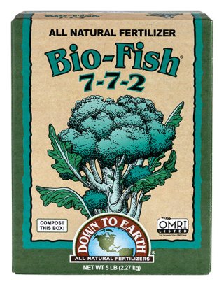 Down To Earth Bio-Fish 7-7-2 Fertilizer - 5 lb package