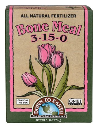 Down To Earth Bone Meal 3-15-0 Fertilizer - 5 lb package