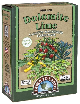 Down To Earth Dolomite Lime Soil Amendment – 5 lb