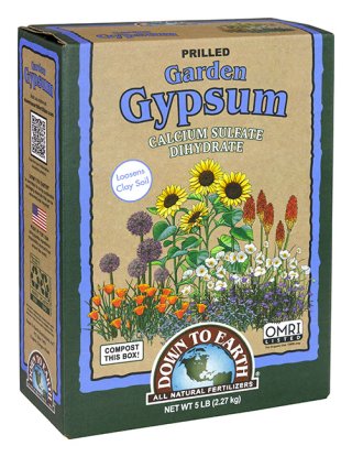 Down To Earth Garden Gypsum Soil Amendment – 5 lb