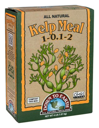Down To Earth Kelp Meal Soil Amendment - 4 lb package