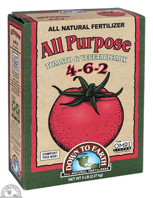 Down To Earth All Purpose Mix Fertilizer - 5 lb — additional package view