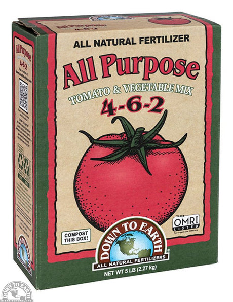 Down To Earth All Purpose Mix Fertilizer - 5 lb — additional package view