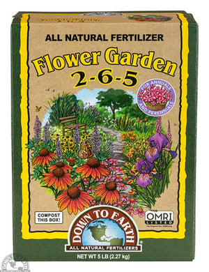 Down To Earth Flower Garden Fertilizer - 5 lb — additional package view