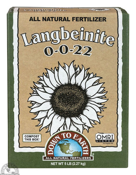 Down To Earth Langbeinite K-Mag Soil Amendment - 5 lb — additional package view