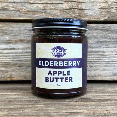 Autumn Spice Elderberry Apple Butter